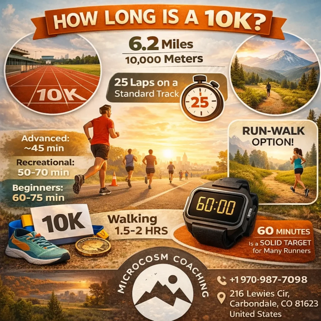 What is 10K in miles?