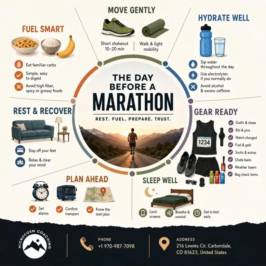 What Beginners Should Do The Day Before A Marathon