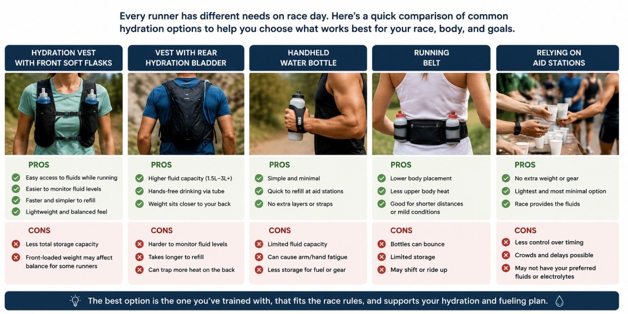 Hydration Pack Vs Other Race Day Options